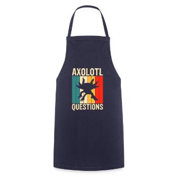 axolotls questions - Kochschürze - Navy - Vorne - AI Model Male 185 dark (185cm)