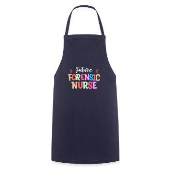 Futur infirmier médico-légal Sciences médicales Infirmière infirmière autorisée - Tablier de cuisine - marine - Devant - AI Model Male 185 dark (185cm)