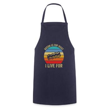 Ham is for the I live culture lover - Cooking Apron - navy - Front - AI Model Male 185 dark (185cm)
