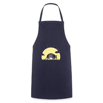 Armadillo, Armadillo, Landscape, Forest, Trees, Sun - Cooking Apron - navy - Front - AI Model Male 185 dark (185cm)