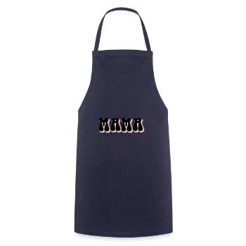 I went from mom to mom, from mom to mom - Cooking Apron - navy - Front - AI Model Male 185 dark (185cm)