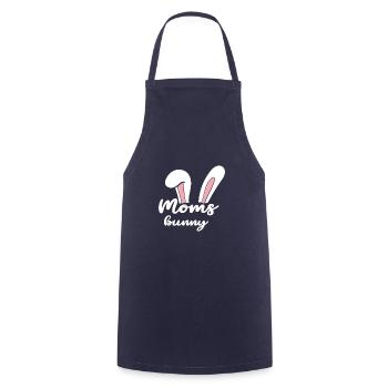 I went from mom to mom to be great - Cooking Apron - navy - Front - AI Model Male 185 dark (185cm)