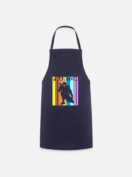 Phantom Spy Ninjas Spy Hidden - Cooking Apron - navy