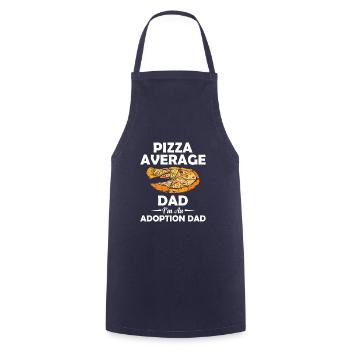 Pizza Average Dad I'm An Adoption Dad Loves Kids - Cooking Apron - navy - Front - AI Model Male 185 dark (185cm)
