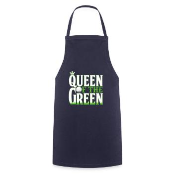 Golf drôle reine du golf vert - Tablier de cuisine - marine - Devant - AI Model Male 185 dark (185cm)