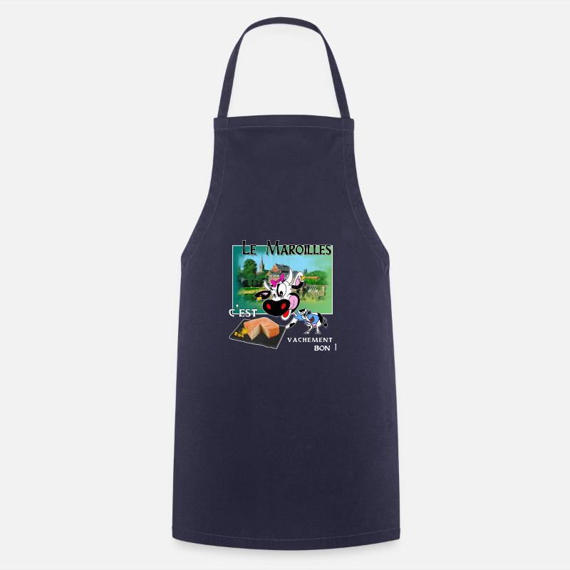 le maroilles - Tablier de cuisine - marine