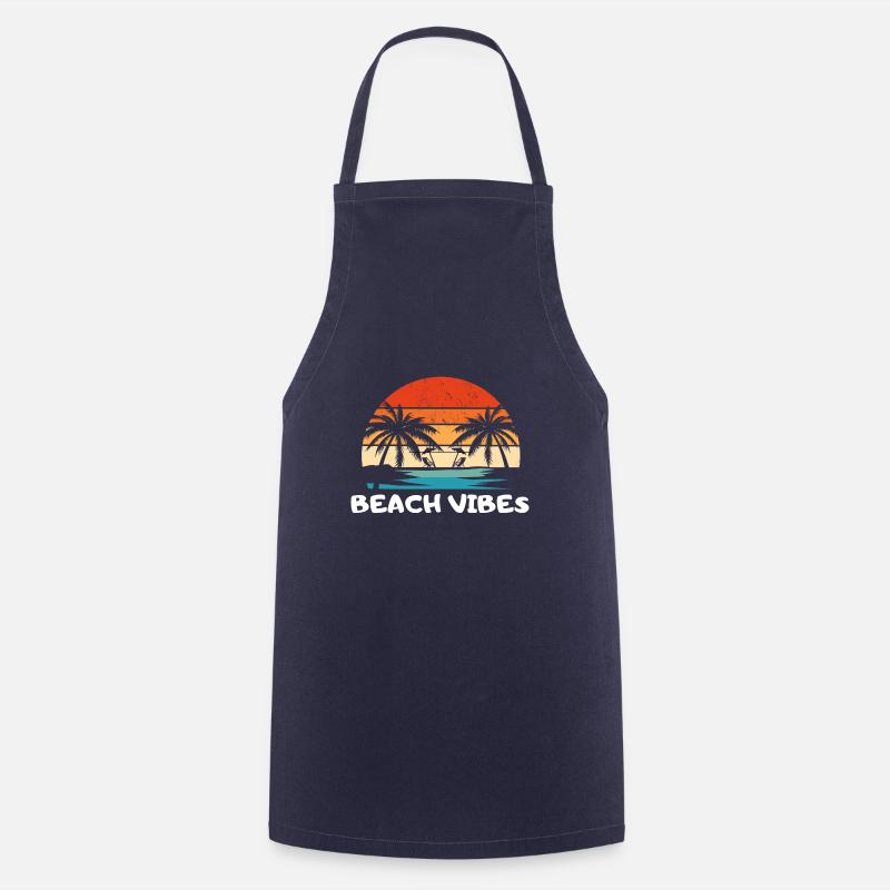 beach vibes - Tablier de cuisine - marine