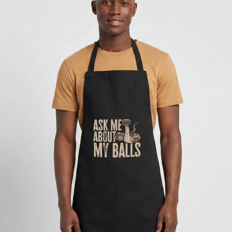 Ball Python Snake King Python Tablier de cuisine