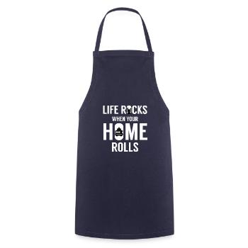 Camper - Cooking Apron - navy - Front - AI Model Male 185 dark (185cm)