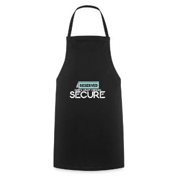 Votre valet parking Secure Attendant Hôtel Recette - Tablier de cuisine - noir - Devant - AI Model Male 185 dark (185cm)