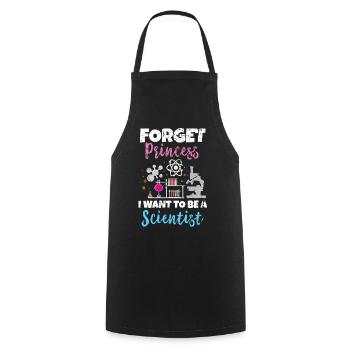 scientifique - Tablier de cuisine - noir - Devant - AI Model Male 185 dark (185cm)