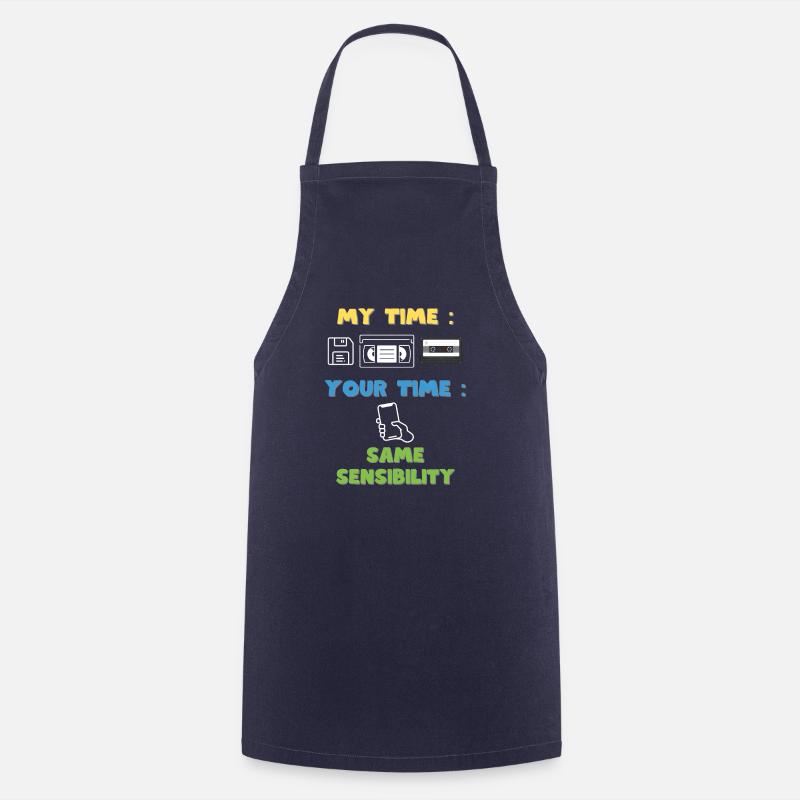 My time your time but the same sensibility - Cooking Apron - navy