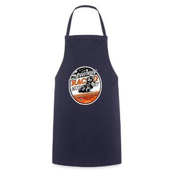Speedway Racing - Kochschürze - Navy - Vorne - AI Model Male 185 dark (185cm)