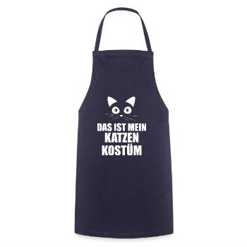 Cat Costume Carnival - Cooking Apron - navy - Front - AI Model Male 185 dark (185cm)