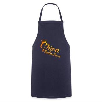 Chica Fantastica dos-santos-fashion - Kochschürze - Navy - Vorne - AI Model Male 185 dark (185cm)