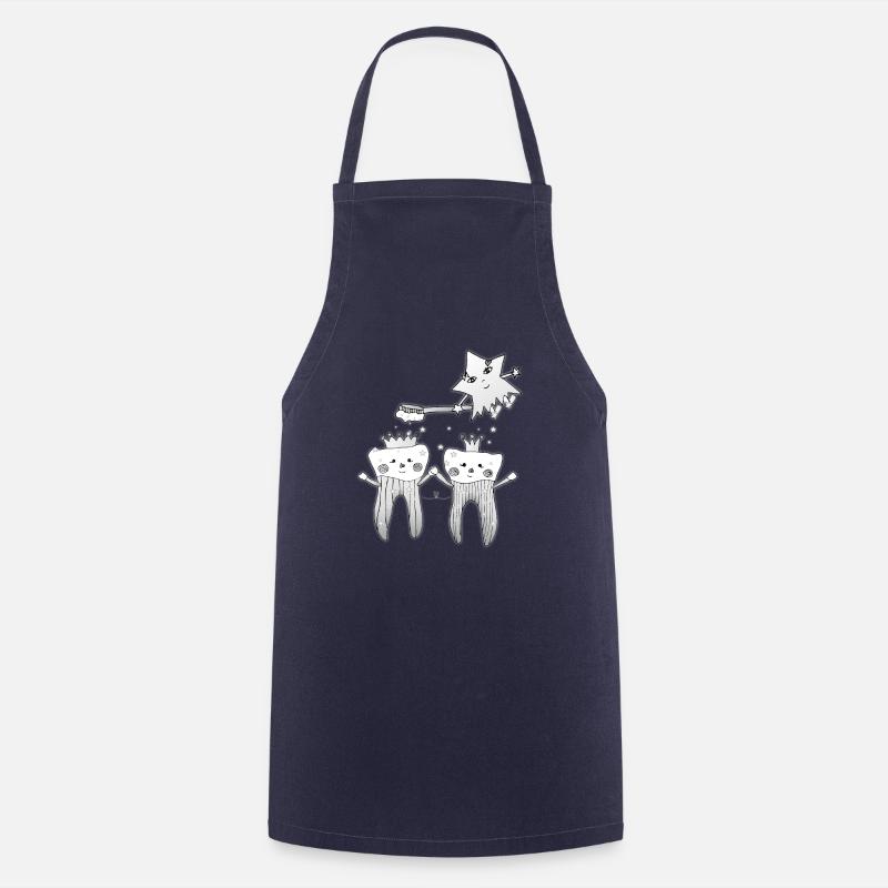 Dents saines - Tablier de cuisine - marine