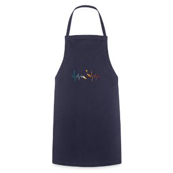 Pinball Machine Retro Pinball Machine Pinball Machine - Cooking Apron - navy - Front - AI Model Male 185 dark (185cm)