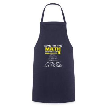 Mathe Come to Math Side Pi Mathematiker Geschenk - Kochschürze - Navy - Vorne - AI Model Male 185 dark (185cm)