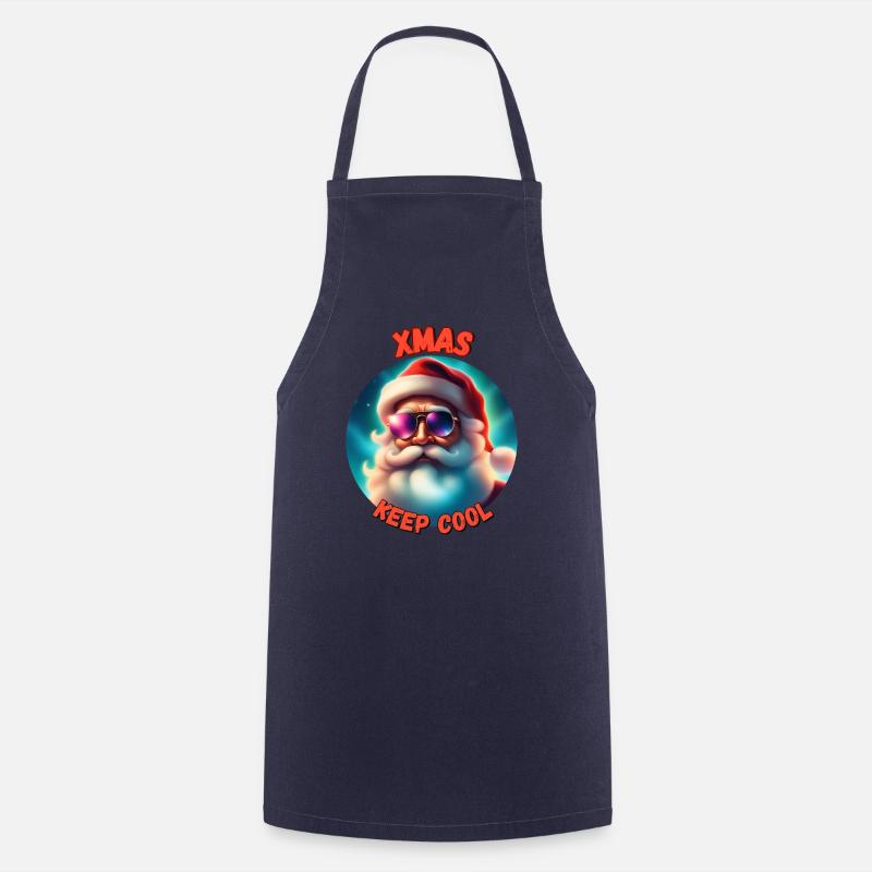 xmas keep cool - Cooking Apron - navy