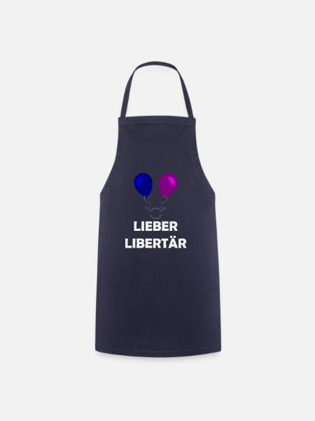 Lieber Libertär - Kochschürze - Navy