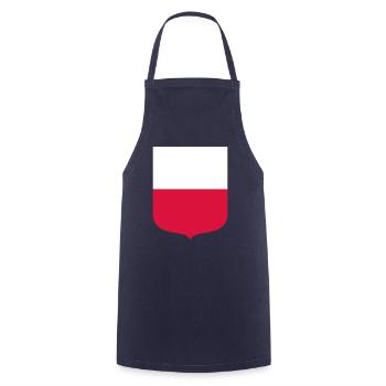 Poland - Cooking Apron - navy - Front - AI Model Male 185 dark (185cm)