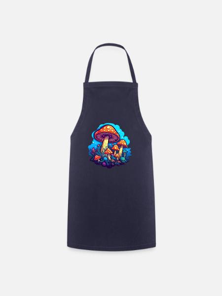 Magische Champi - Kochschürze - Navy