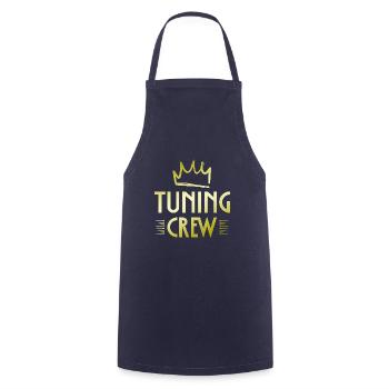 Tuning Crew - Kochschürze - Navy - Vorne - AI Model Male 185 dark (185cm)