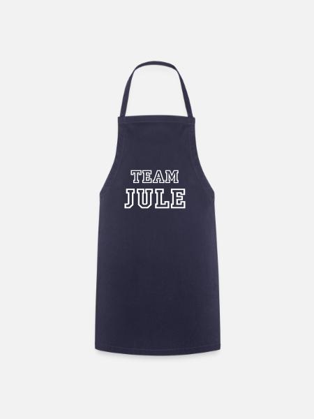 TEAM JULE Hundename Hündin TeamTrikot - Kochschürze - Navy
