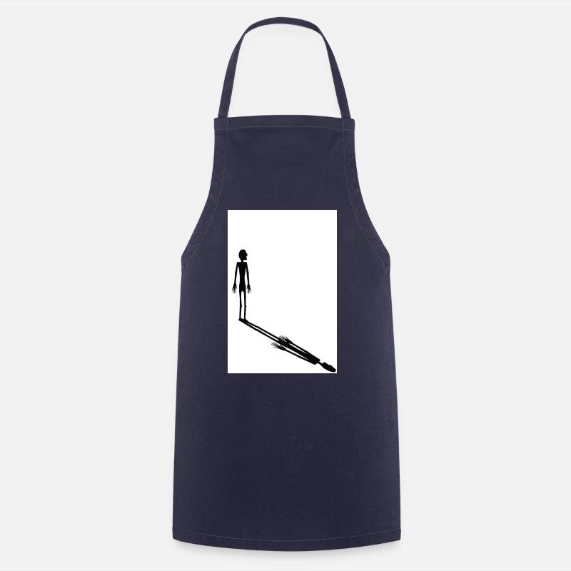 The Shadow Man - Cooking Apron - navy