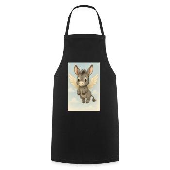 Fly - Cooking Apron - black - Front - AI Model Male 185 dark (185cm)