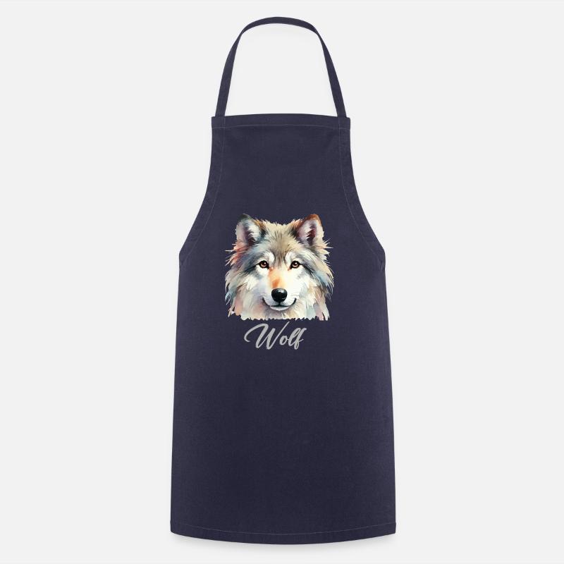 wolf - Kochschürze - Navy