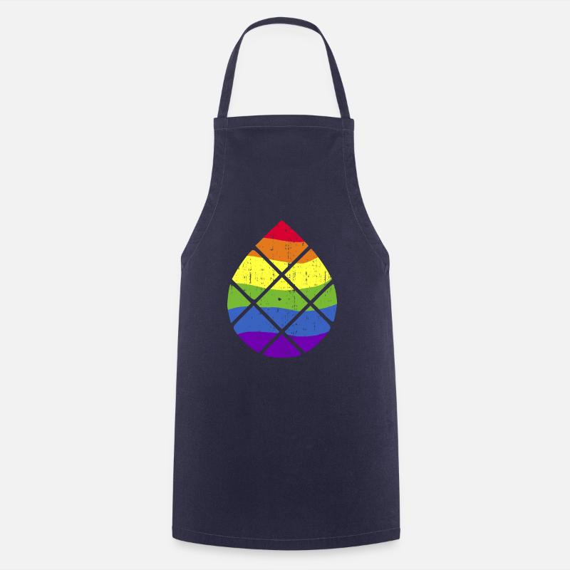 Augsburg Pine Nut LGBT LGBTQPlus - Cooking Apron - navy
