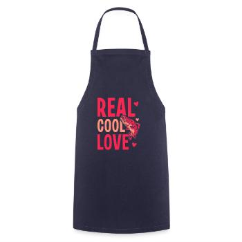 Real Cool Love - Kochschürze - Navy - Vorne - AI Model Male 185 dark (185cm)