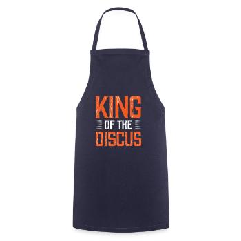 King of the discusDiskus werfen - Kochschürze - Navy - Vorne - AI Model Male 185 dark (185cm)