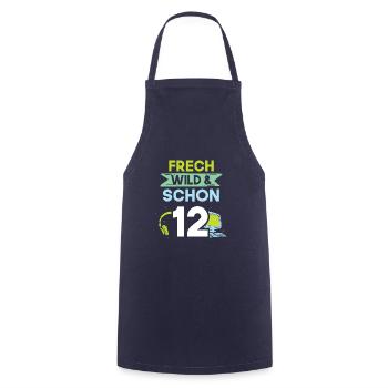 12 Jahre Geburtstag Junge Mädchen Gamer Gaming - Kochschürze - Navy - Vorne - AI Model Male 185 dark (185cm)