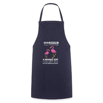 Flamingo Kita Kindergarten 2023 - Kochschürze - Navy - Vorne - AI Model Male 185 dark (185cm)