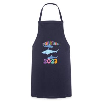 Hai Kita Kindergarten 2023 - Kochschürze - Navy - Vorne - AI Model Male 185 dark (185cm)