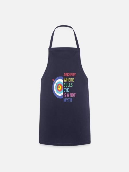 Bogenschießen Bogenschütze - Kochschürze - Navy