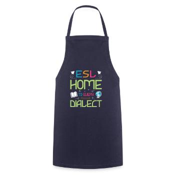 ESL-Lehrer ESL Unterricht - Kochschürze - Navy - Vorne - AI Model Male 185 dark (185cm)