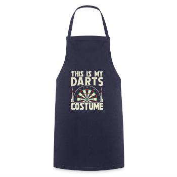 Dart Dartspieler Dartspiel Herren - Kochschürze - Navy - Vorne - AI Model Male 185 dark (185cm)