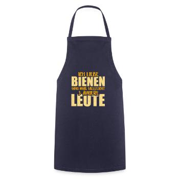 Biene Imker Geschenk Honig Honig Dealer Hobby - Kochschürze - Navy - Vorne - AI Model Male 185 dark (185cm)