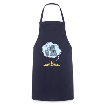 Imker Bienenzüchter Spruch Bienenliebhaber Imkerei - Kochschürze - Navy - Vorne - AI Model Male 185 dark (185cm)