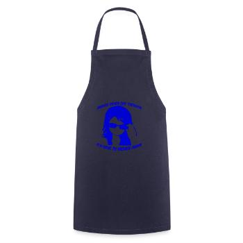 Ich gehe zu meinen Anime - Kochschürze - Navy - Vorne - AI Model Male 185 dark (185cm)