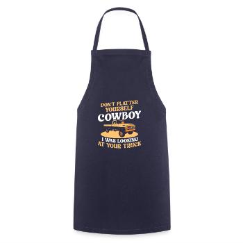 cowboy i was looking at your truck - Kochschürze - Navy - Vorne - AI Model Male 185 dark (185cm)