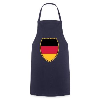 Wappen_von_Deutschland-3c - Kochschürze - Navy - Vorne - AI Model Male 185 dark (185cm)
