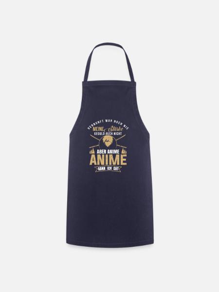 Anime - Aber Anime kann ich - Kochschürze - Navy