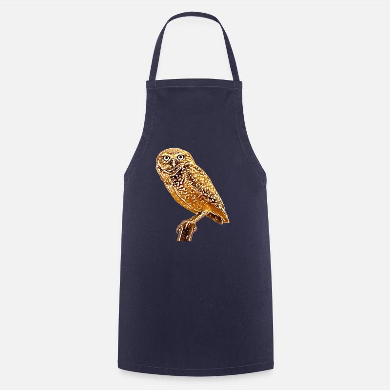 Die Eule die Eule - Kochschürze - Navy