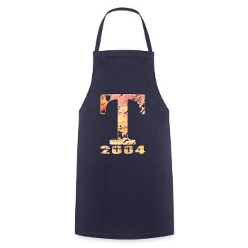 T 2004 Name Year of birth Gift - Cooking Apron - navy - Front - AI Model Male 185 dark (185cm)