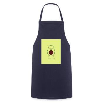 Avocado - Kochschürze - Navy - Vorne - AI Model Male 185 dark (185cm)
