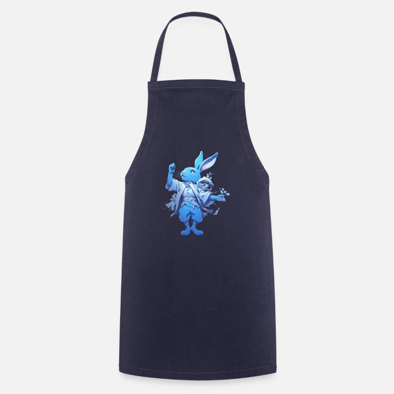 CONIGLI0 LIGHT BLUE - Cooking Apron - navy